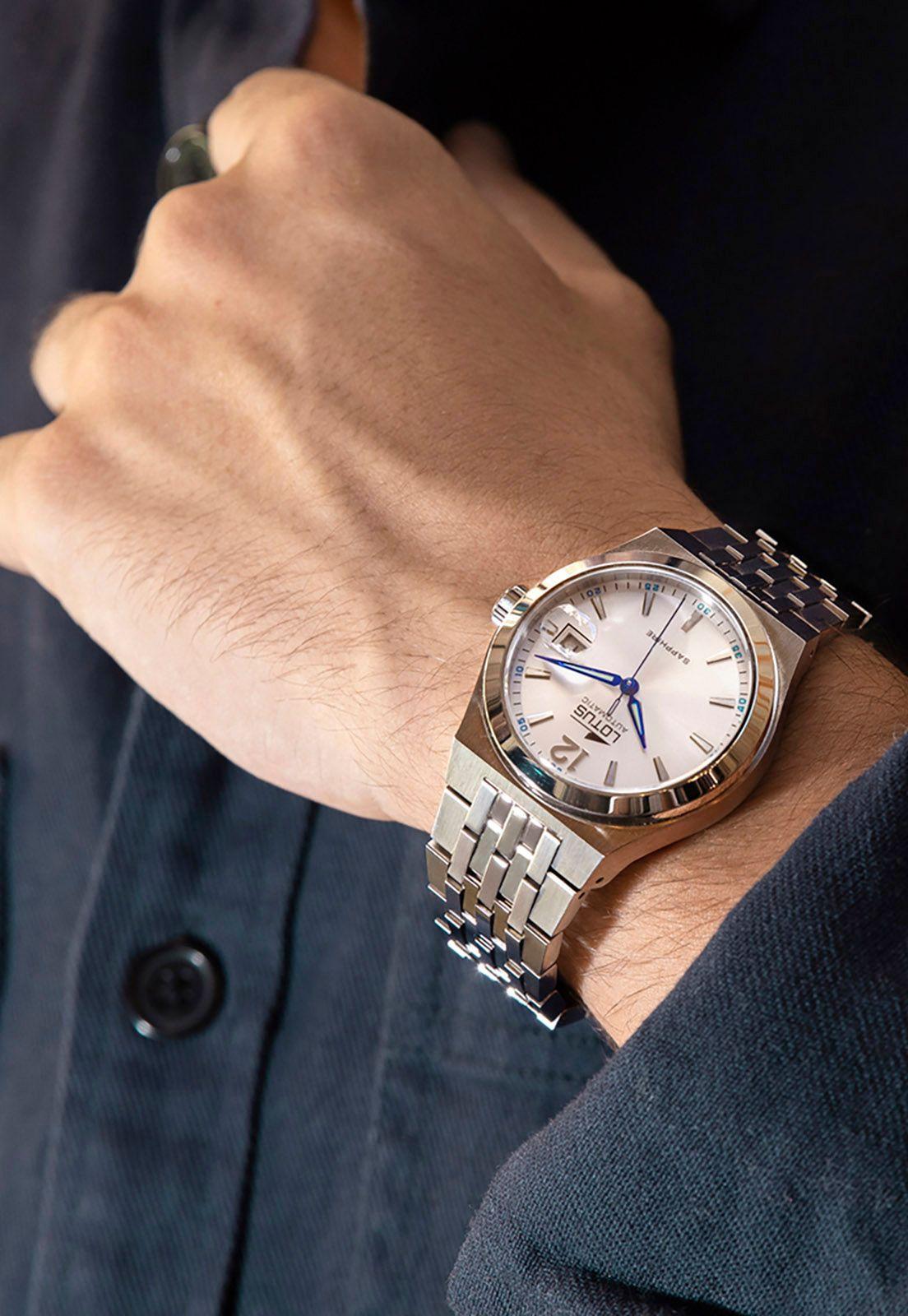 Reloj 19000/1 Lotus Plateado Hombre Automático-2