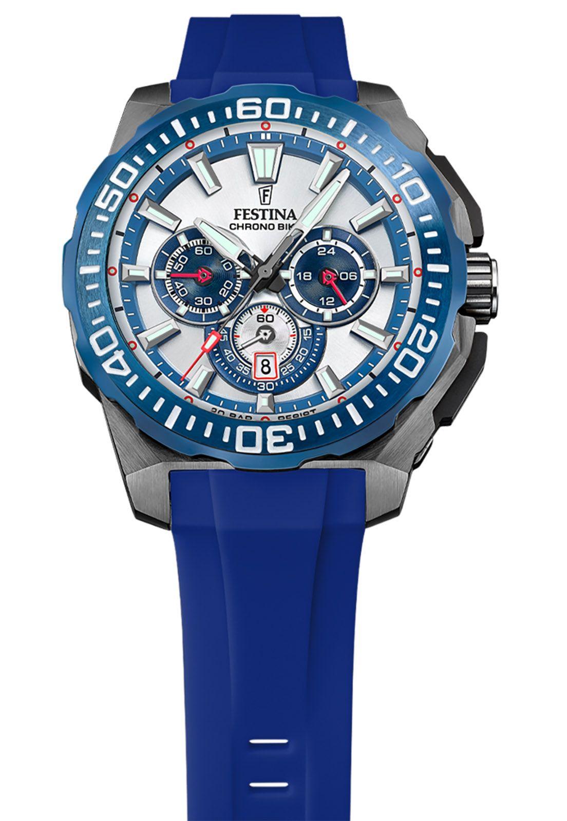 Reloj F20725/4 Festina Plateado Hombre Chrono Bike-2