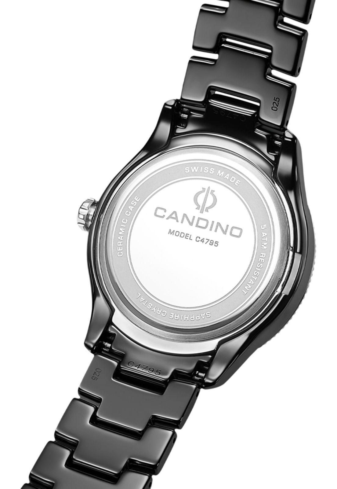 Reloj C4795/3 Candino Swiss Negro Mujer Ceramic-2
