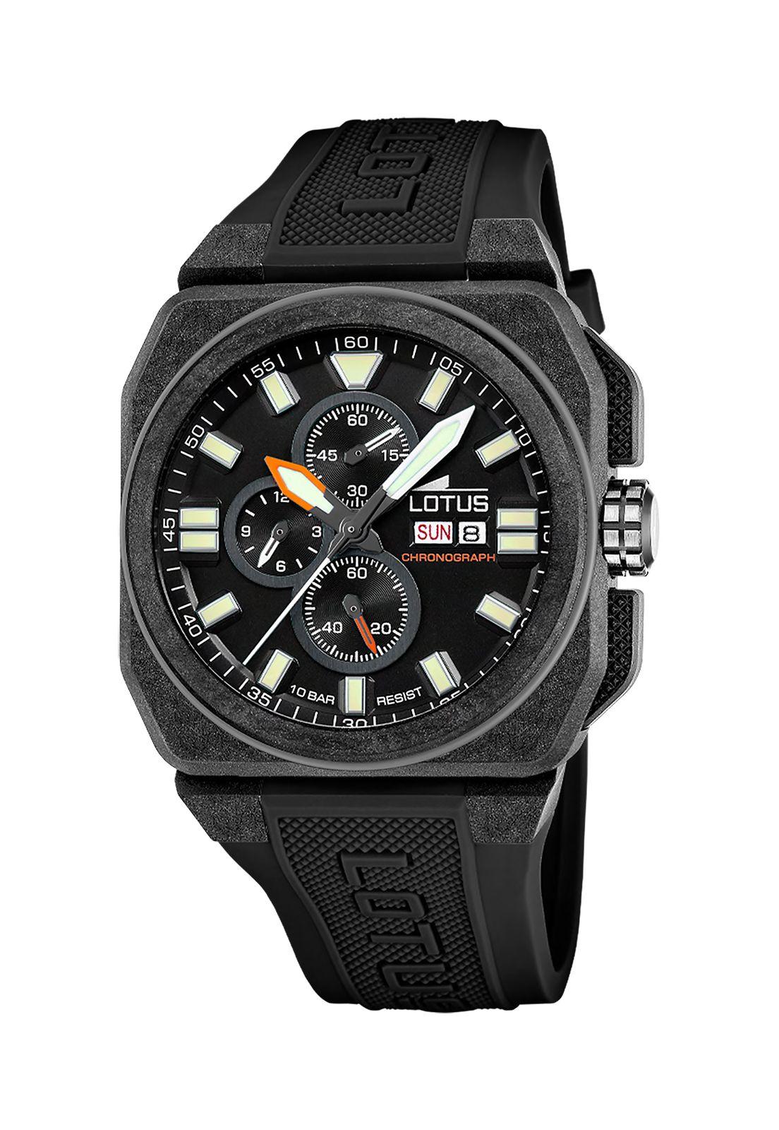 Reloj 18976/4 Lotus Negro Hombre Chrono-0