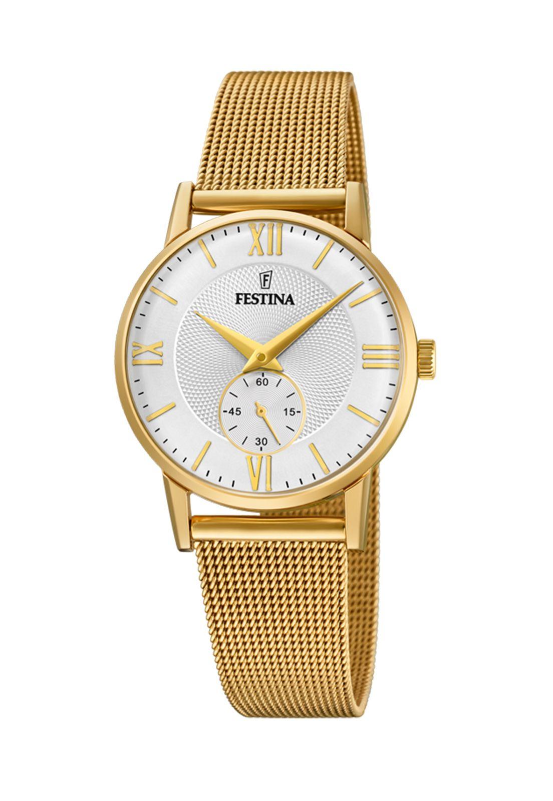 Reloj F20573/2 Festina Plateado Mujer Retro-0