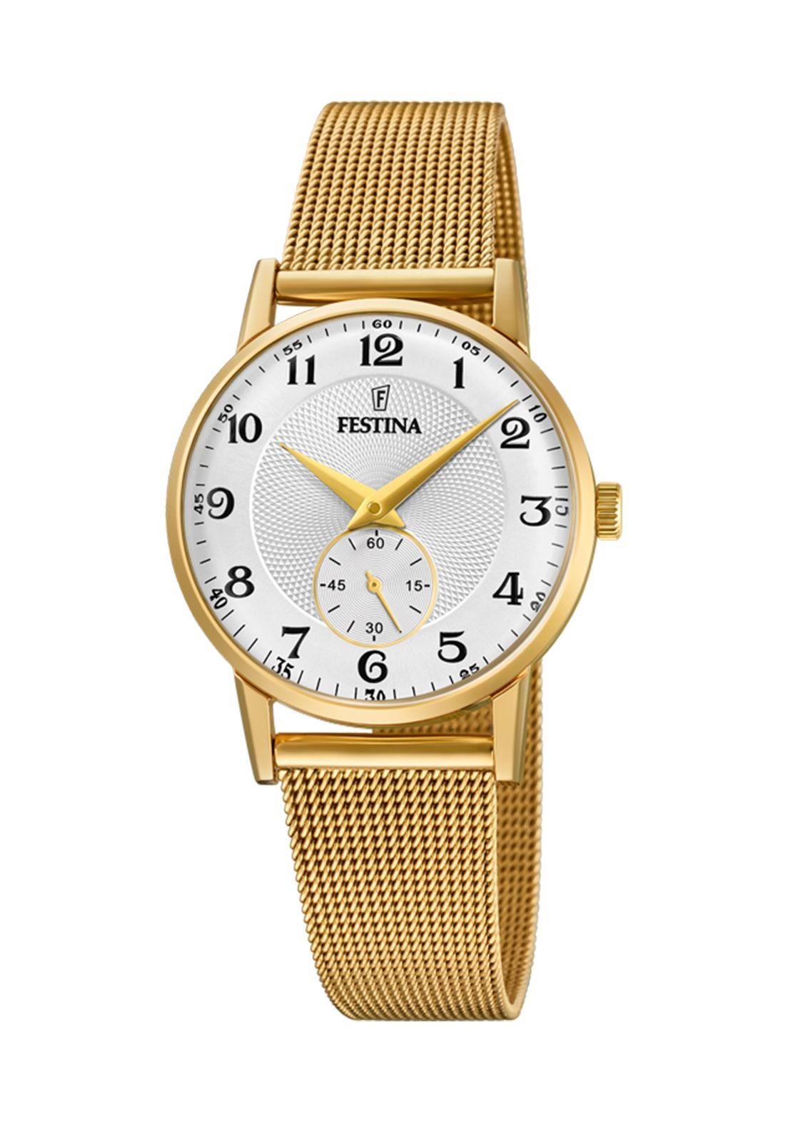 Reloj F20573/1 Festina Plateado Mujer Retro-0