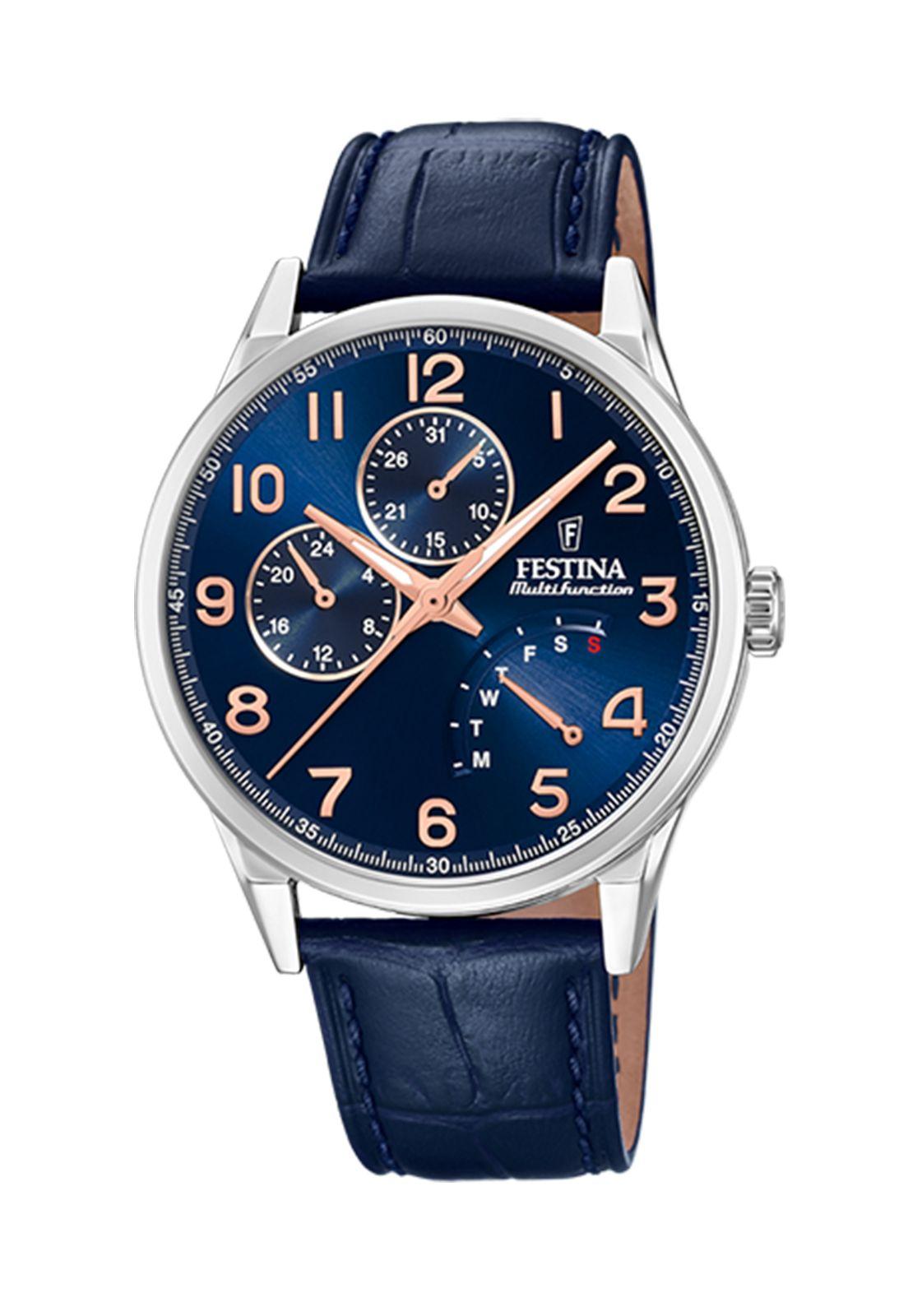 Reloj F20278/B Festina Hombre Azul Petróleo Retro-0