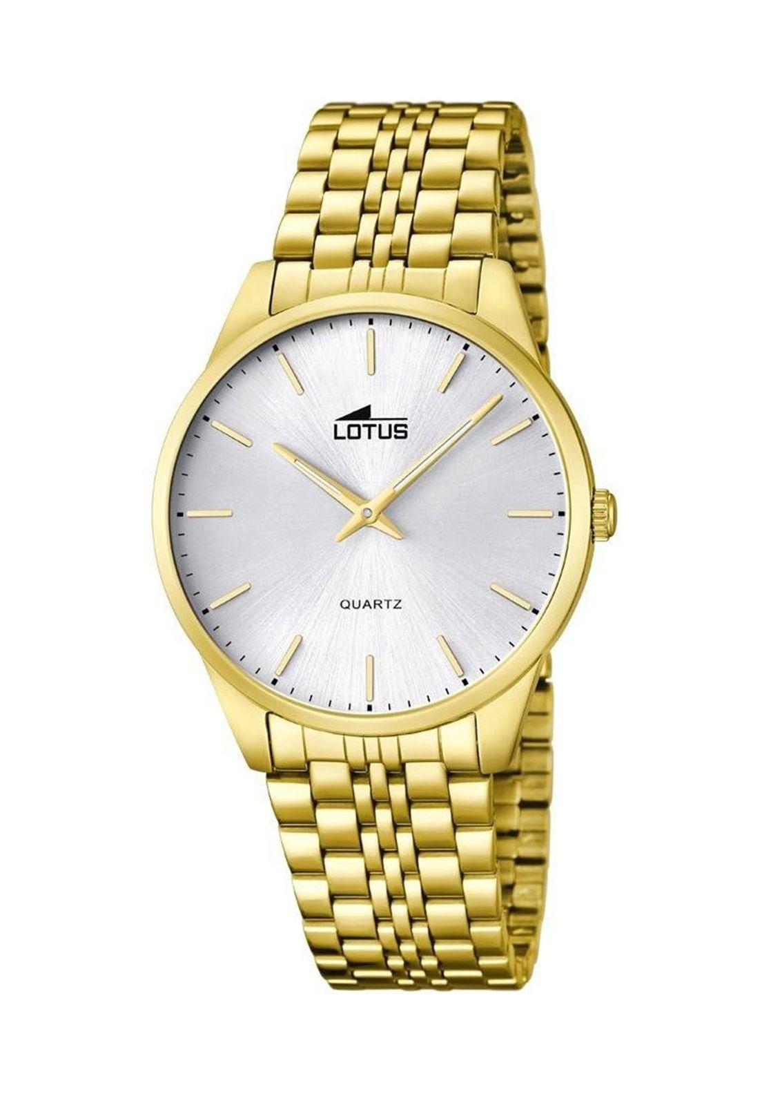 Reloj 15885/2 Lotus Hombre Dorado Acero Clasico-0