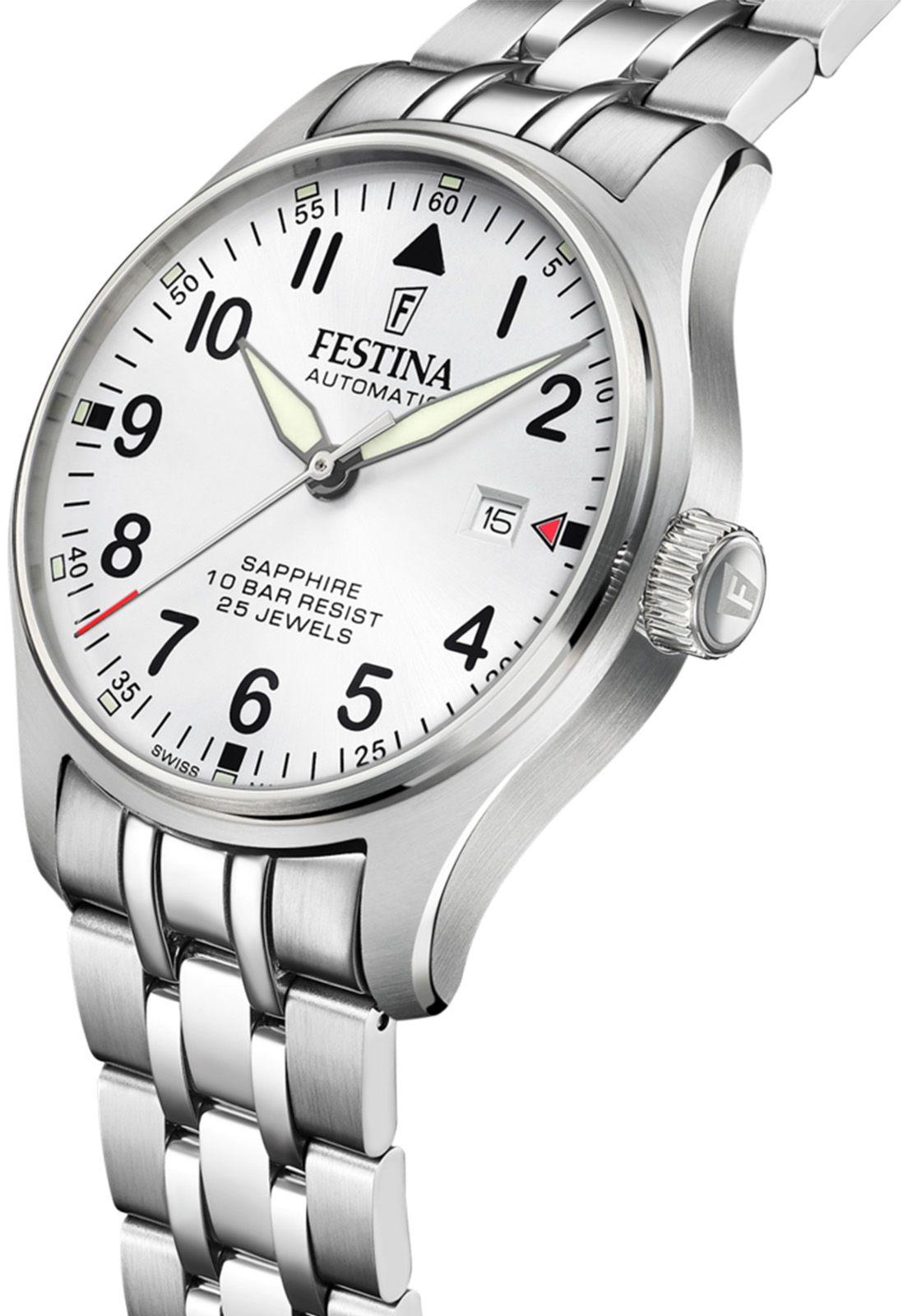 Reloj F20151/A Festina Swiss Plateado Hombre Swiss Made-2