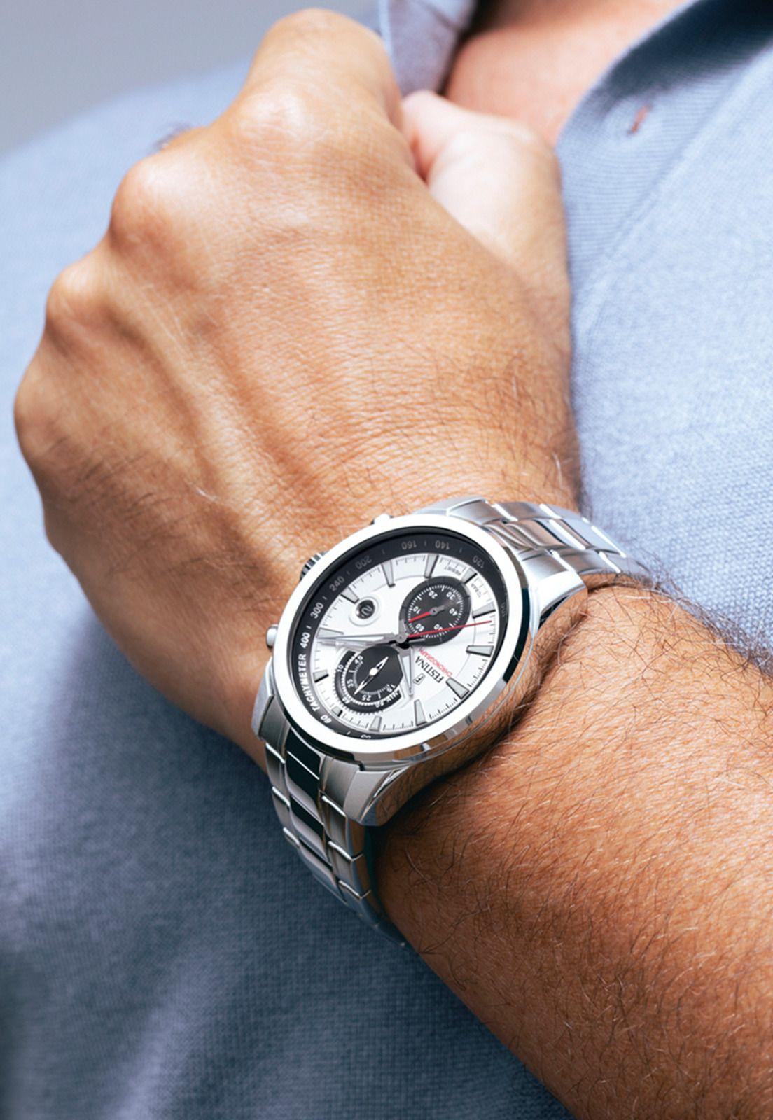 Reloj F20694/1 Festina Plateado Hombre Timeless Chronograph-2
