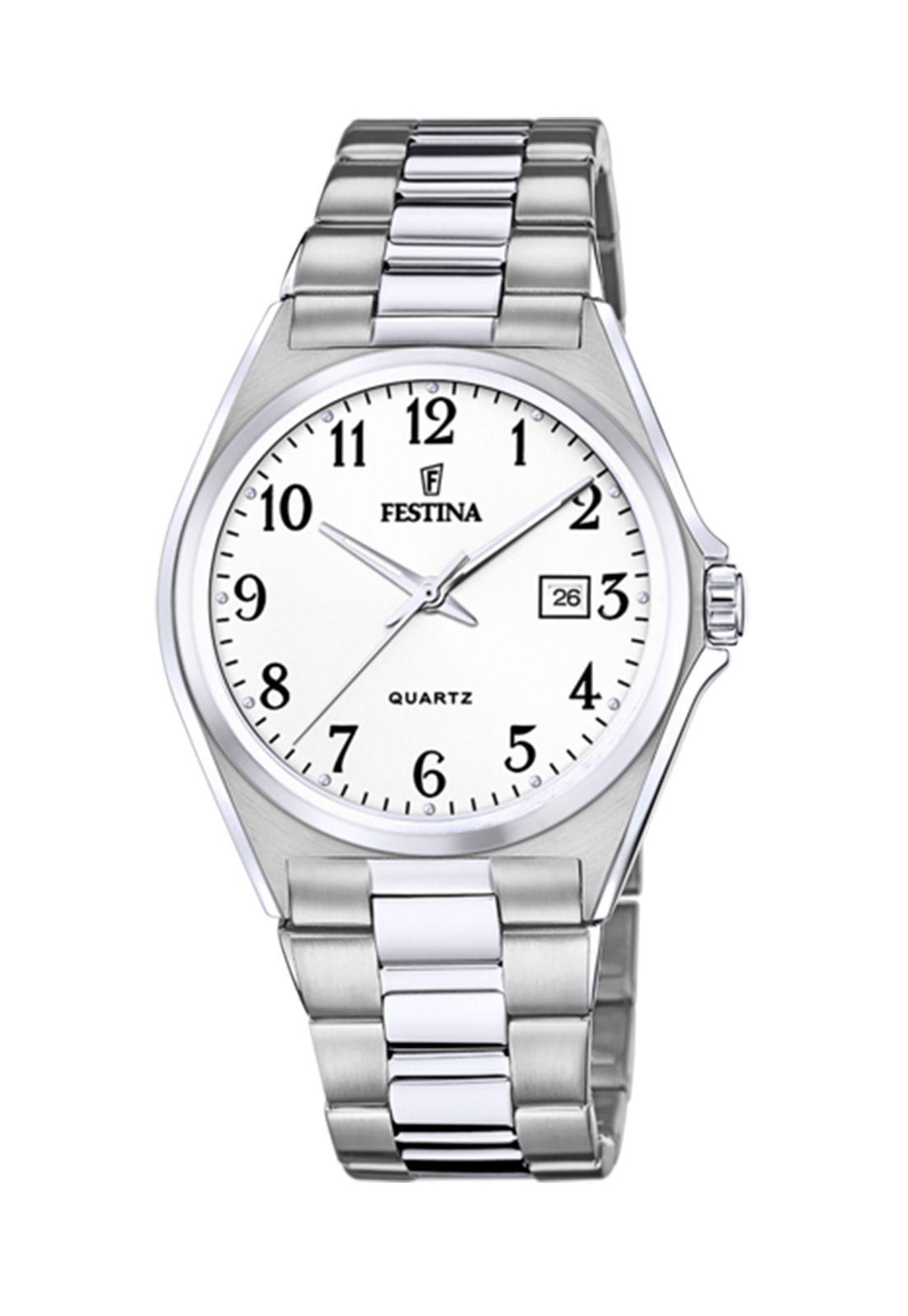 Reloj F20552/1 Festina Blanco Hombre Acero Clásico-0