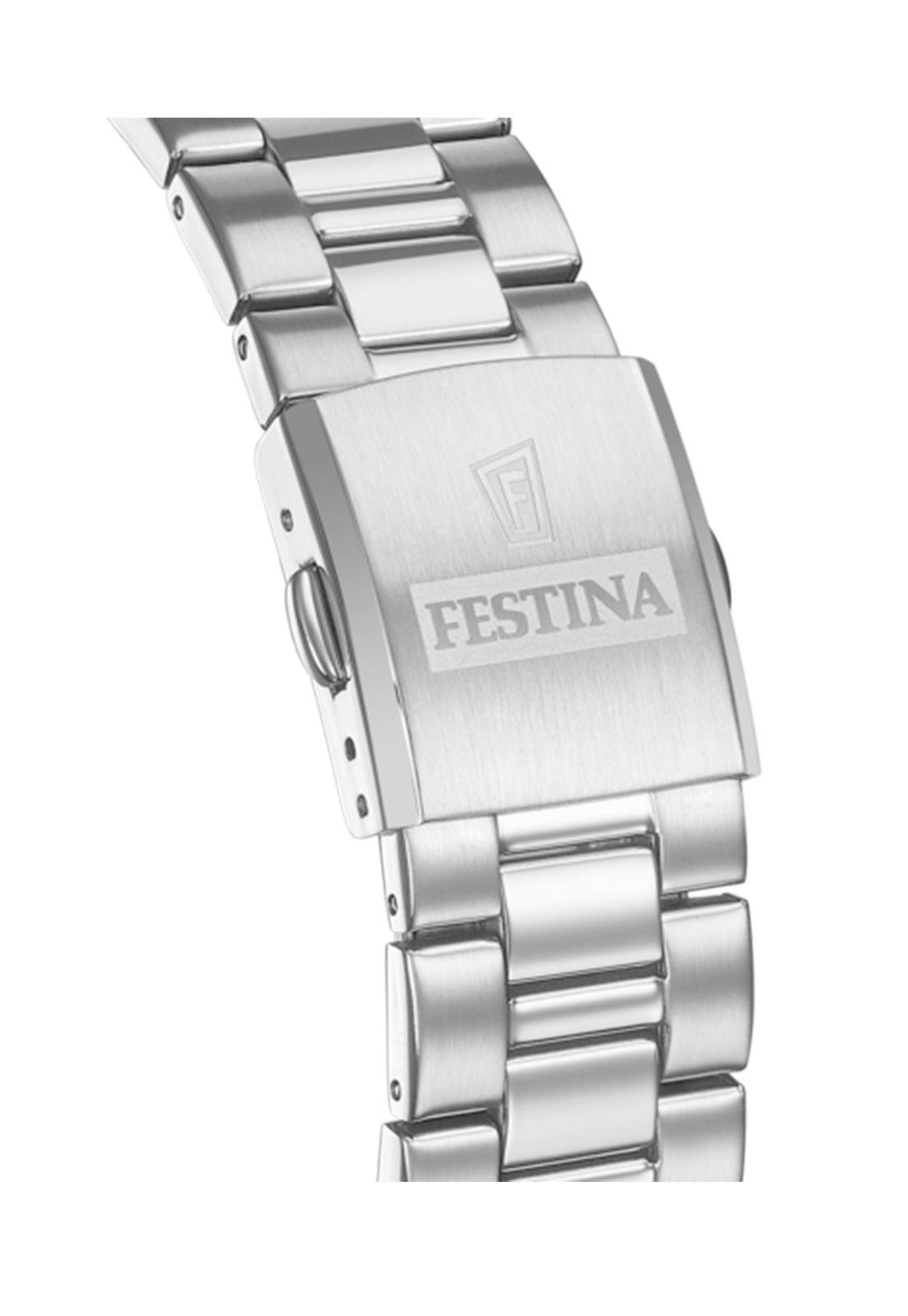 Reloj F20552/1 Festina Blanco Hombre Acero Clásico-1
