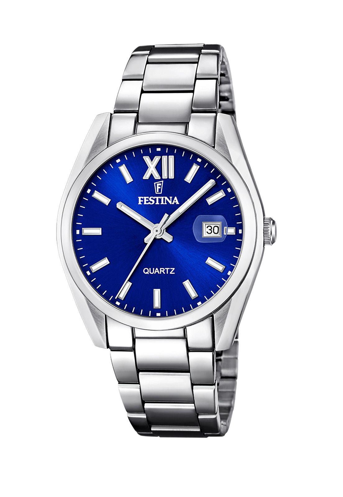 Reloj F20683/4 Festina Azul Hombre Acero Clásico-0