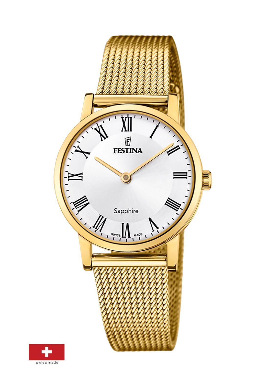 Reloj F20023/4 Festina Swiss Blanco Mujer Swiss Made-0