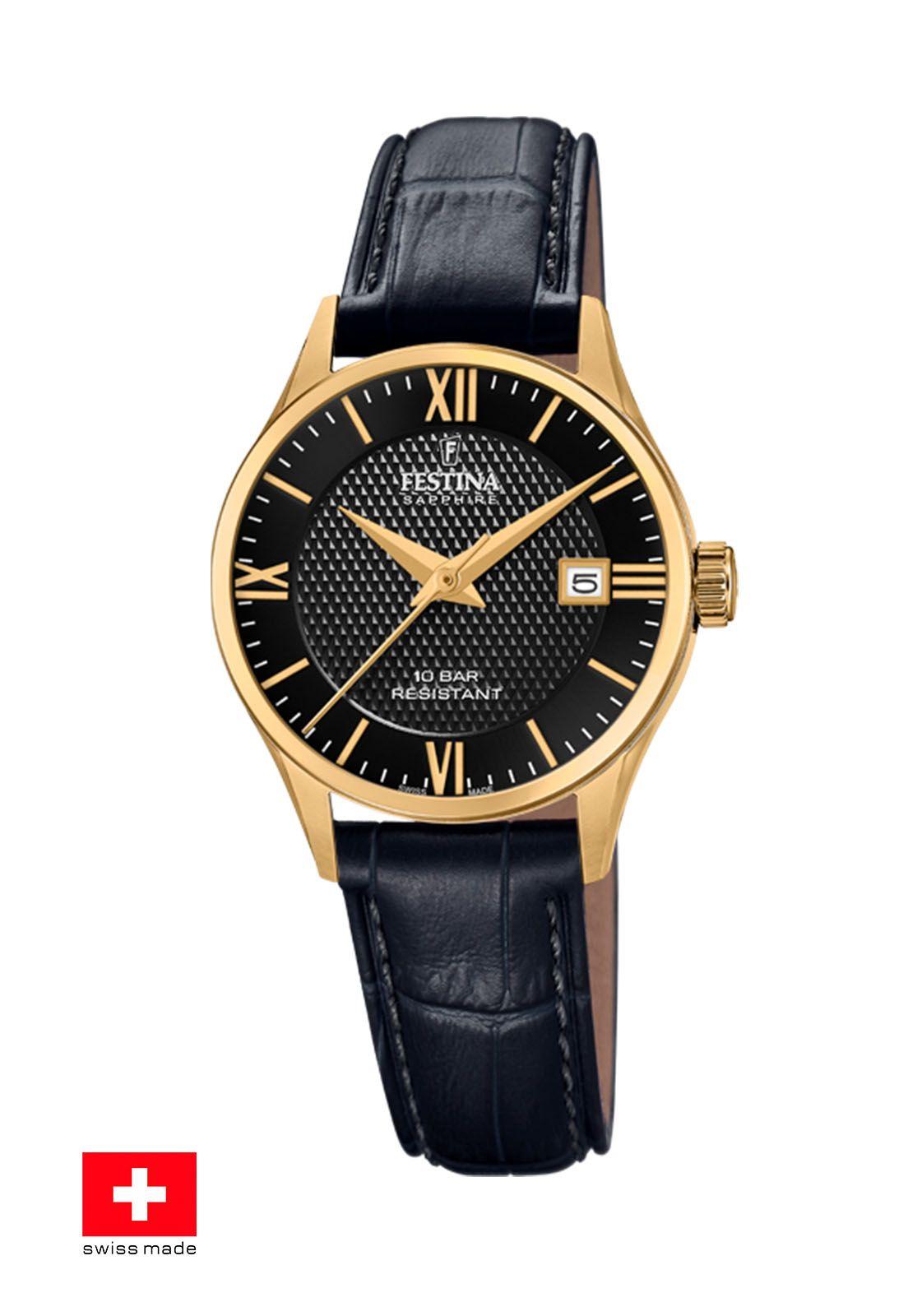 Reloj F20011/4 Festina Swiss Negro Mujer Swiss Made-0