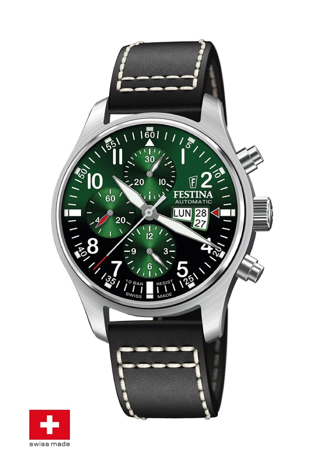 Reloj F20150/4 Festina Swiss Verde Hombre Swiss Made-0