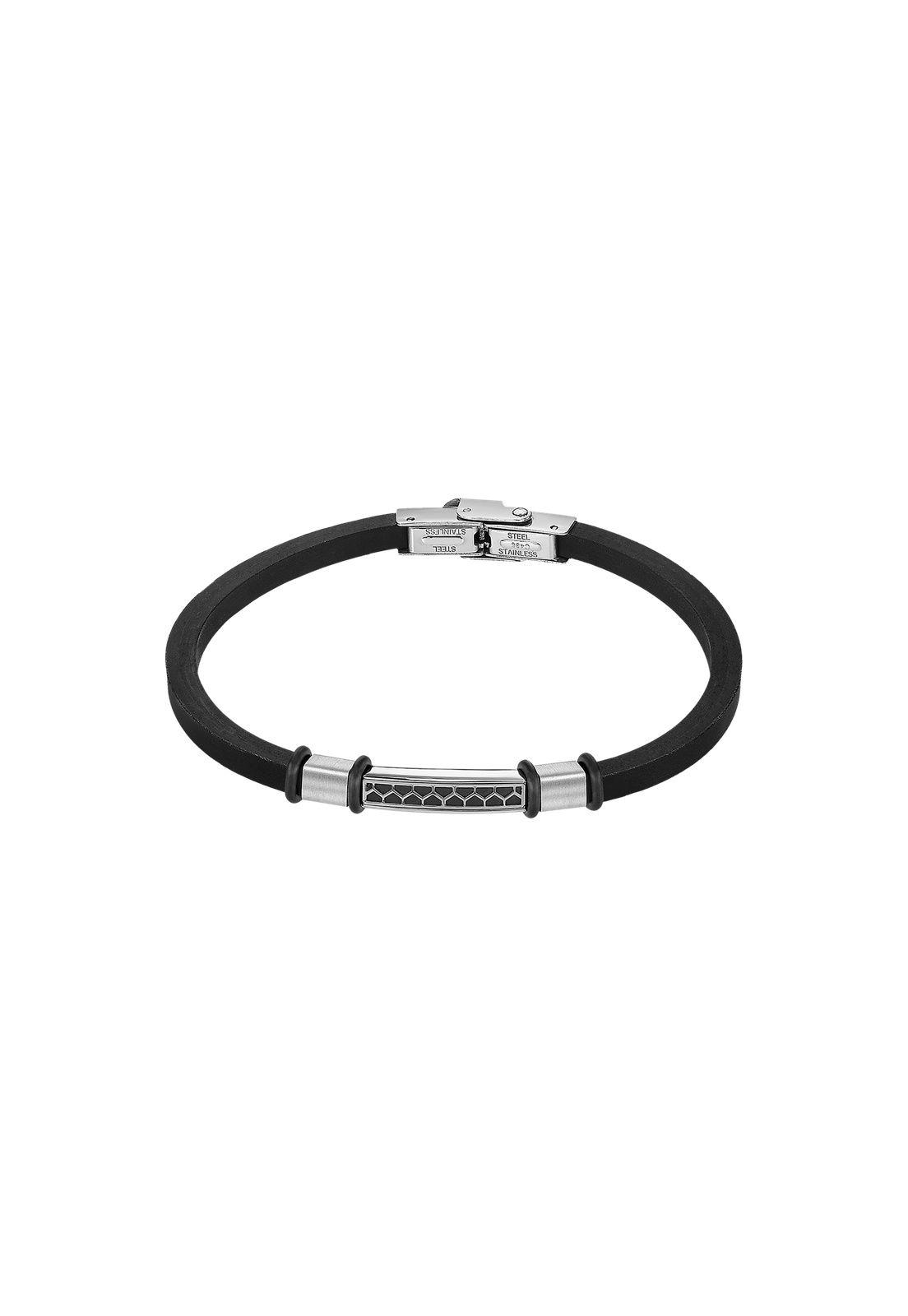 Pulsera LS2537-2/1 Lotus Style Hombre Negro Men In Black-0
