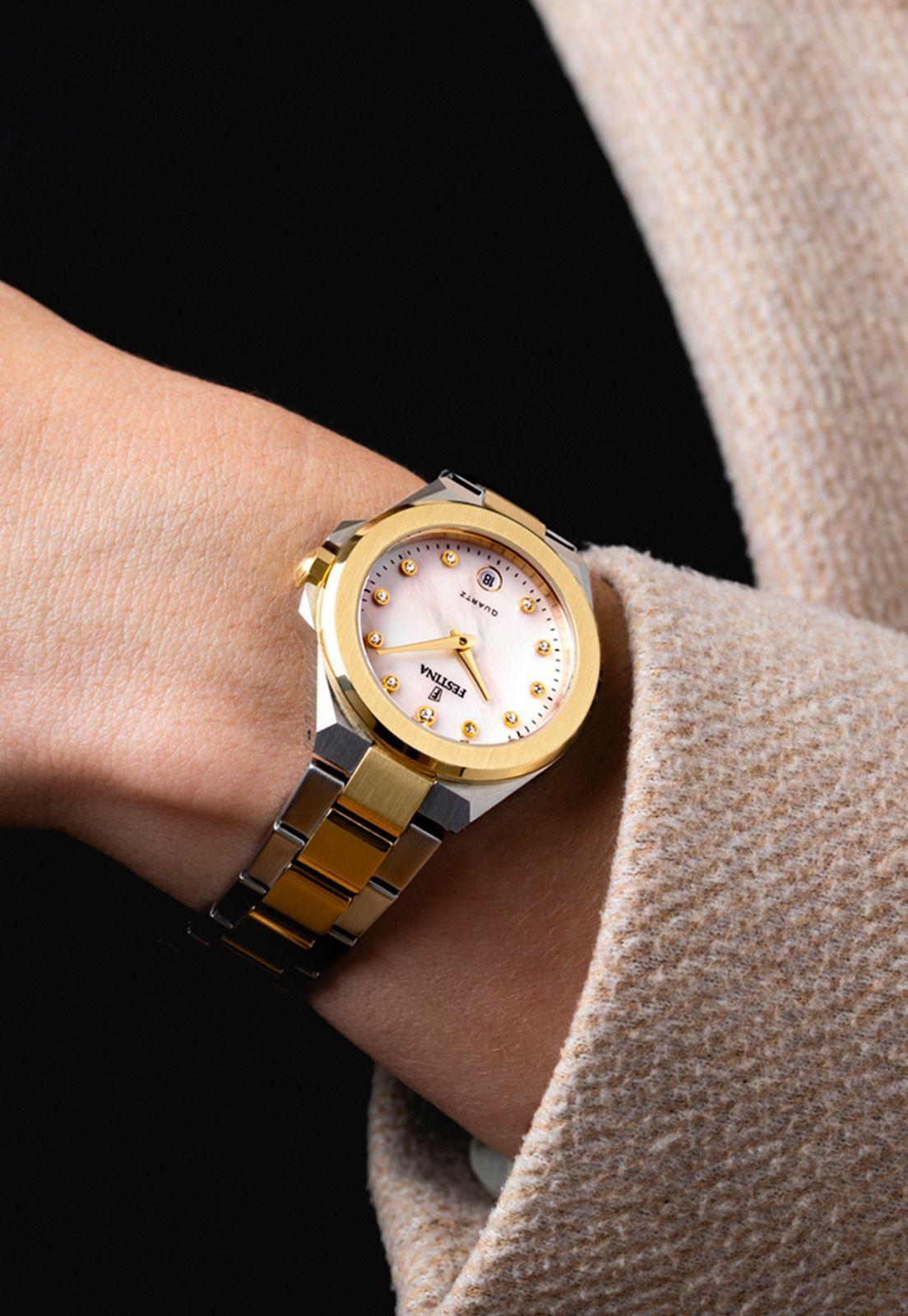 Reloj F20702/1 Festina Blanco Nácar Mujer Mademoiselle-2