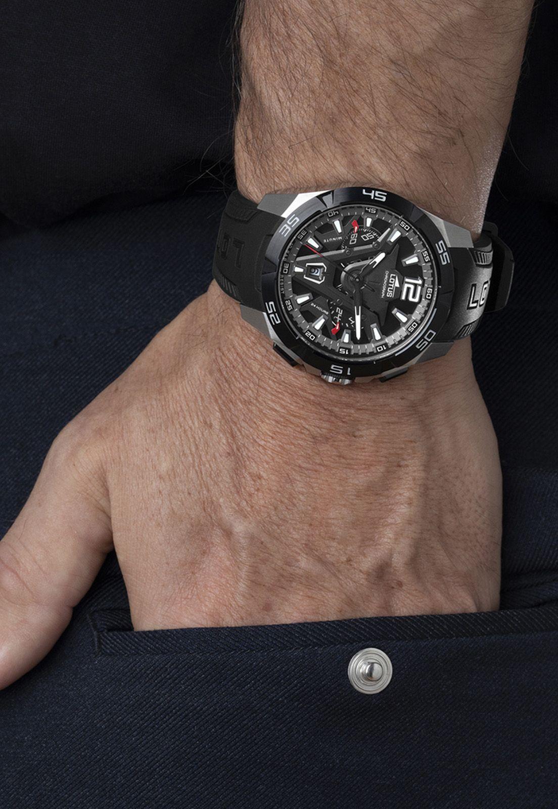 Reloj 18944/2 Lotus Negro Hombre Vortex-2