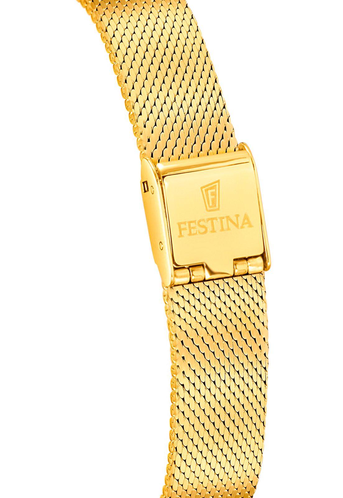 Reloj F20077/5 Festina Swiss Mujer Dorado Grace-1