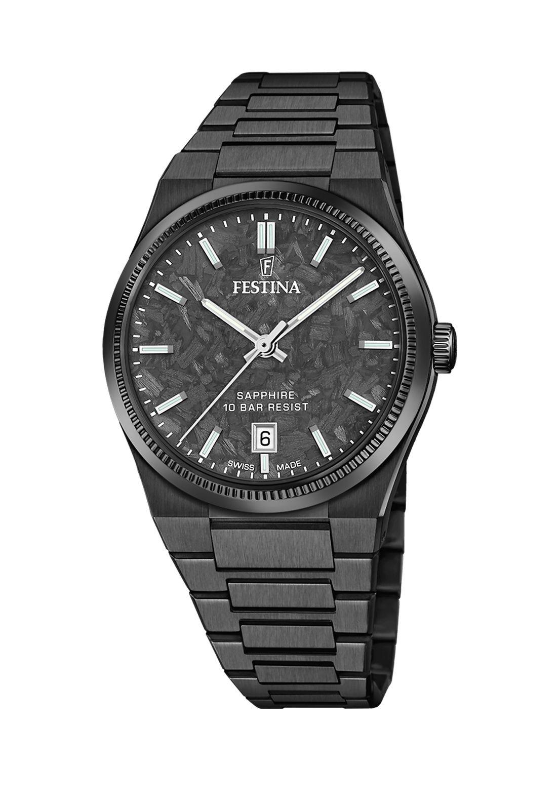 Reloj F20080/2 Festina Swiss Hombre Negro Rive Collection-0