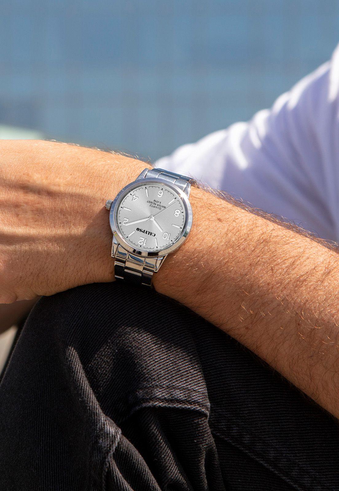 Reloj K5858/2 Calypso Plateado Hombre Basic-2