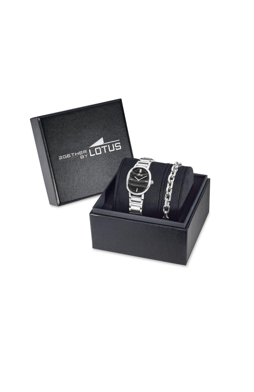 Reloj 19012/5 Lotus Negro Mujer 2Gether-2