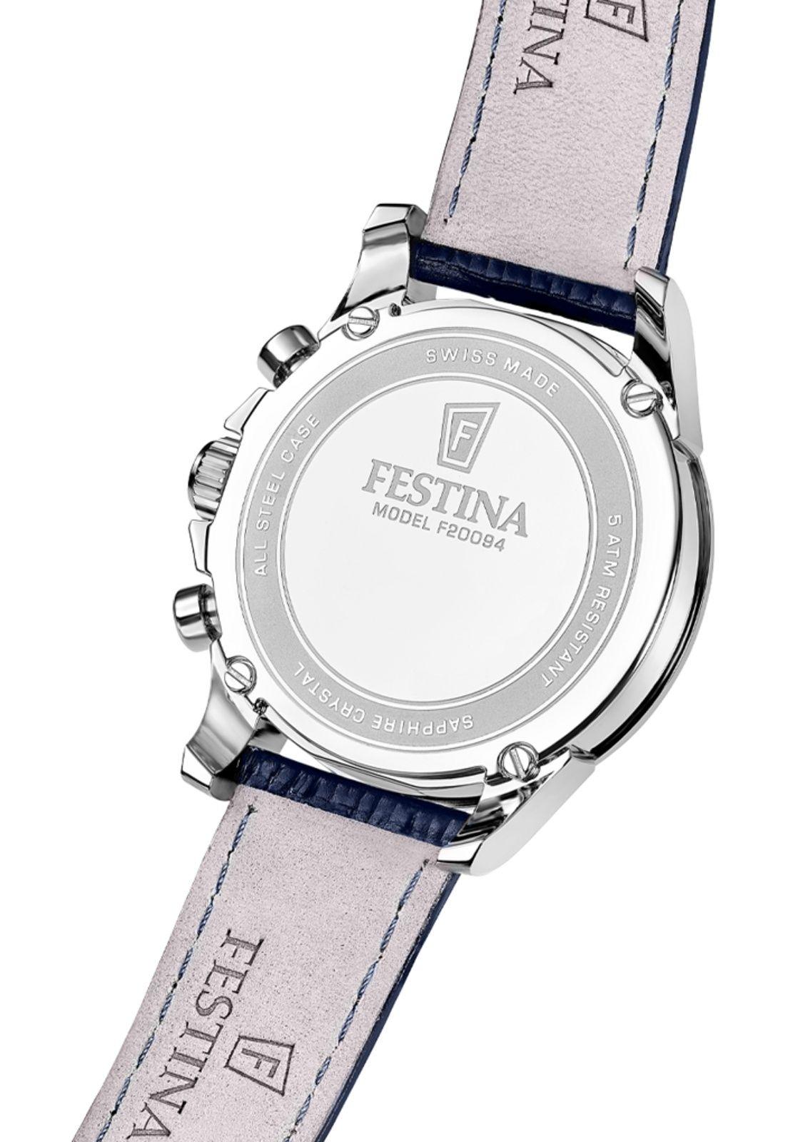 Reloj F20094/3 Festina Swiss Azul Hombre Chrono-2