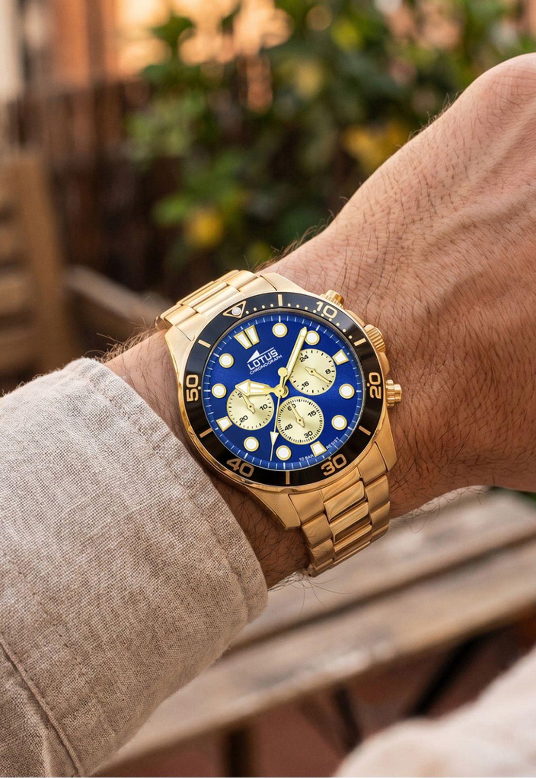 Reloj 18758/7 Lotus Hombre Dorado Excellent-3