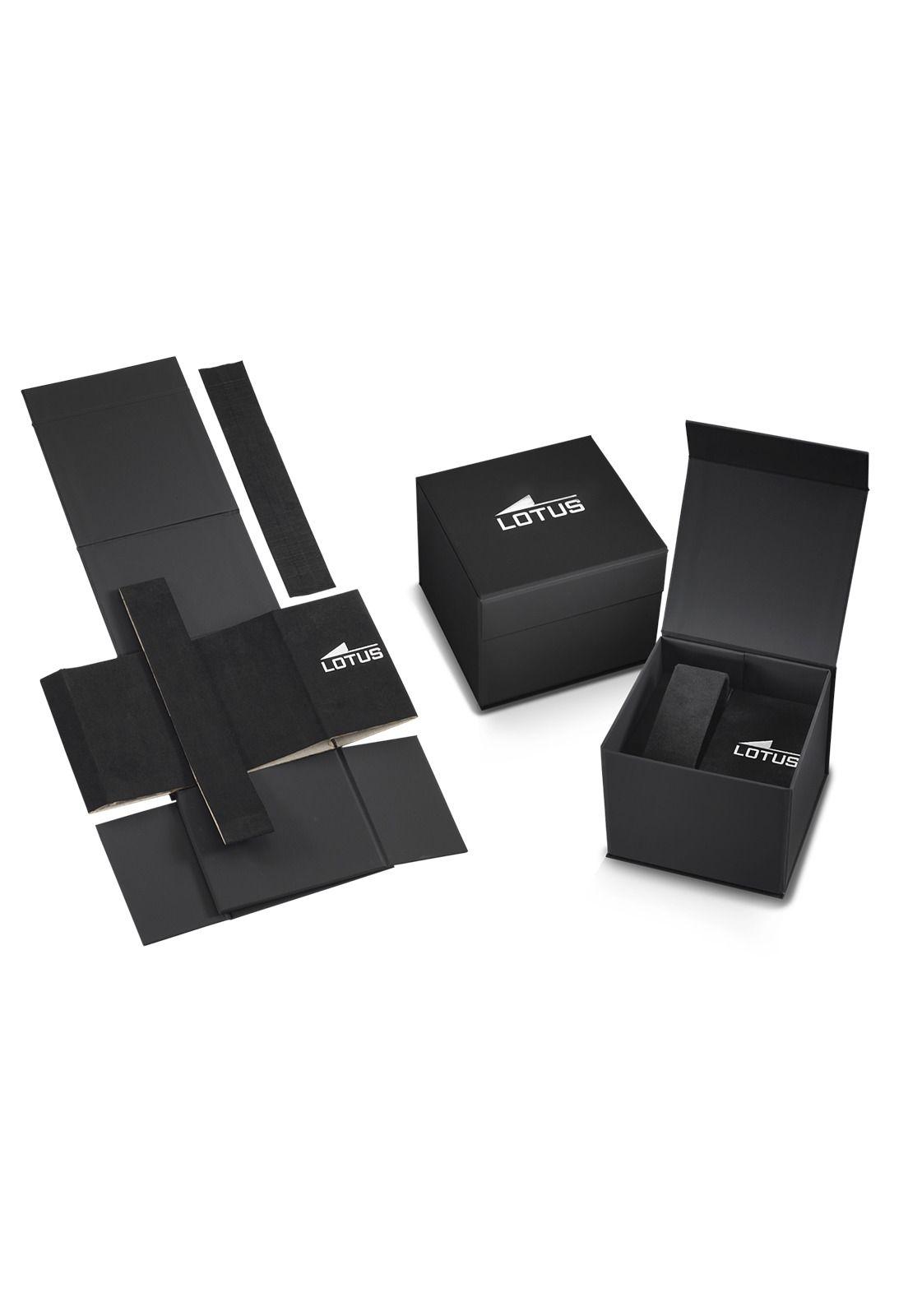Reloj 18634/4 Lotus Negro Hombre Minimalist-1