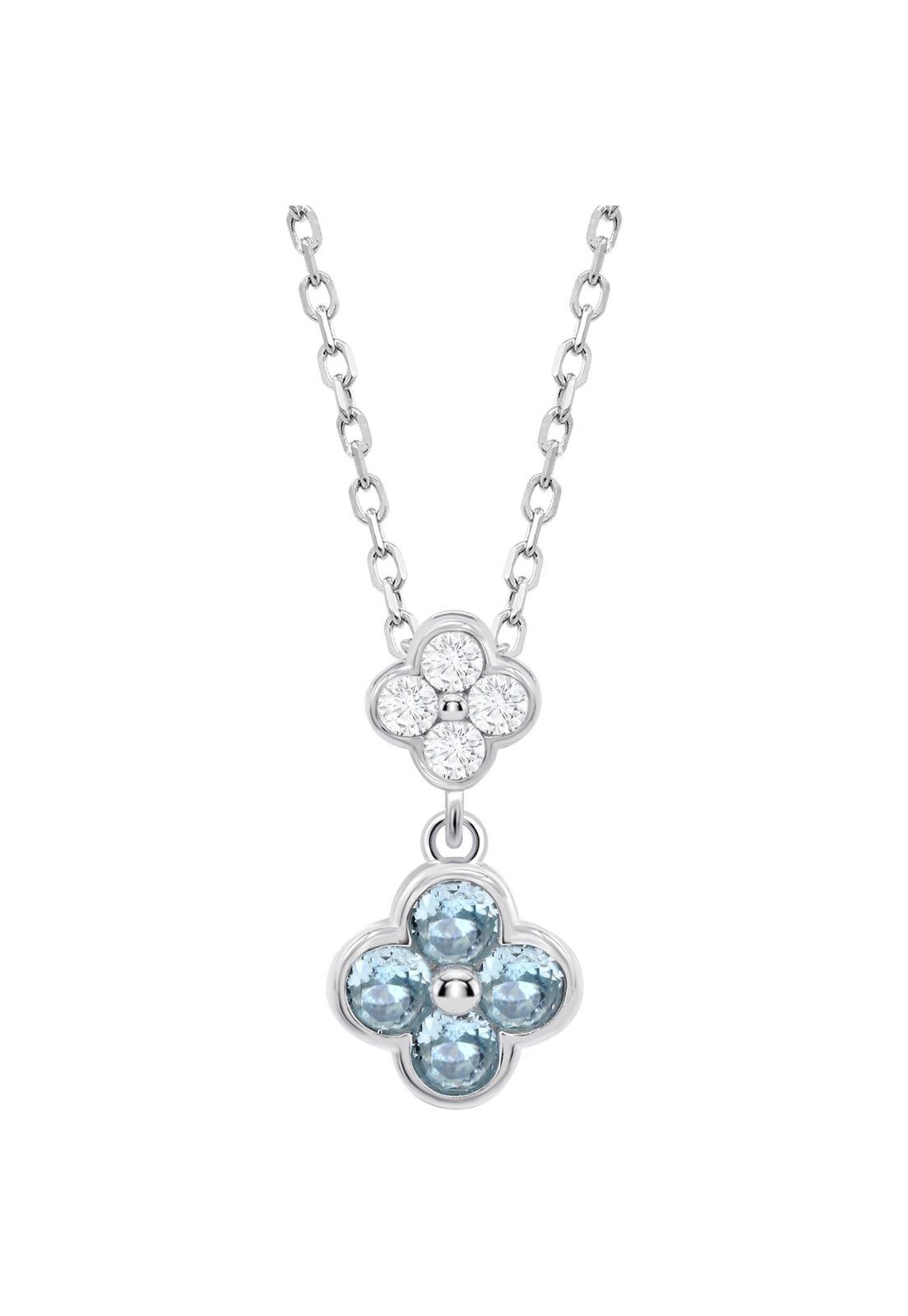Collar Lp3932-1/1 Lotus Silver Plateado Mujer Trendy-1