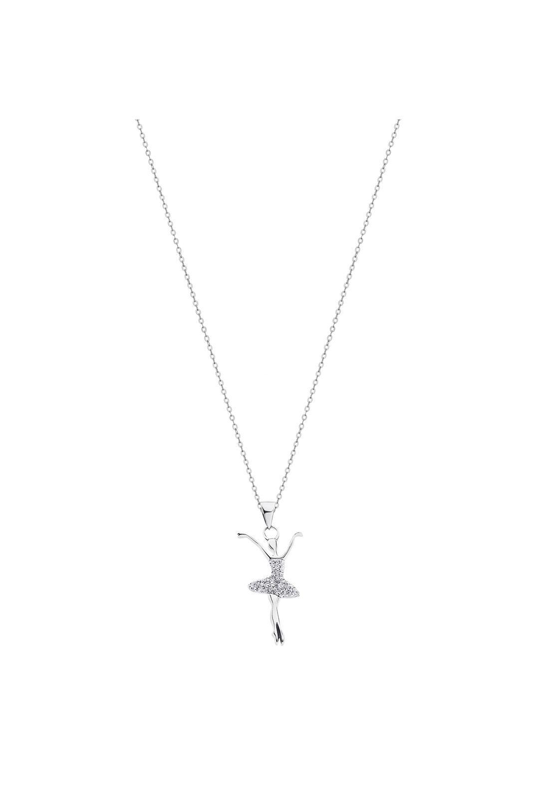 Collar LP1684-1/1 Lotus Silver Mujer Trendy-0