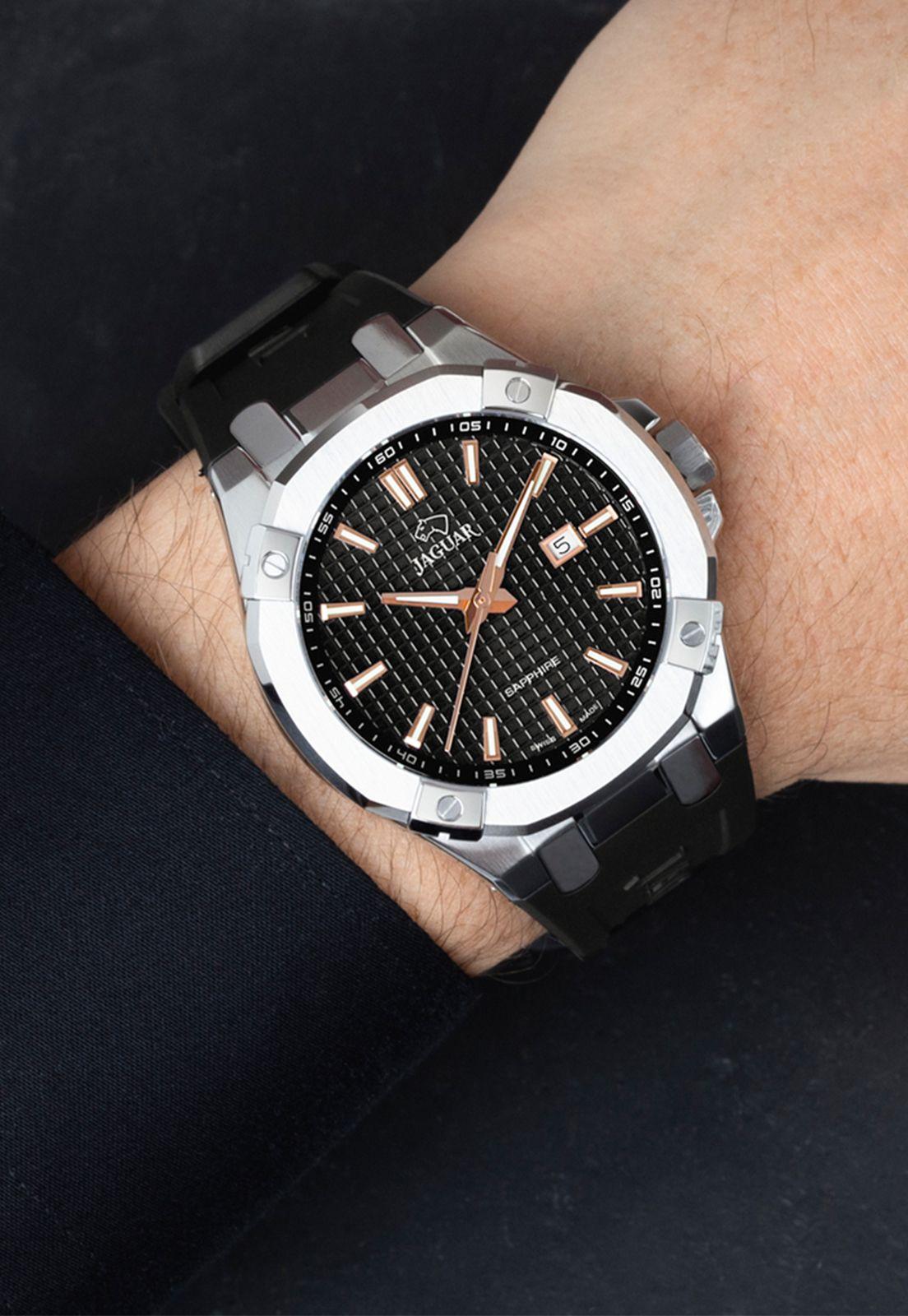 Reloj J1010/4 Jaguar Swiss Negro Hombre Diplomatic-2