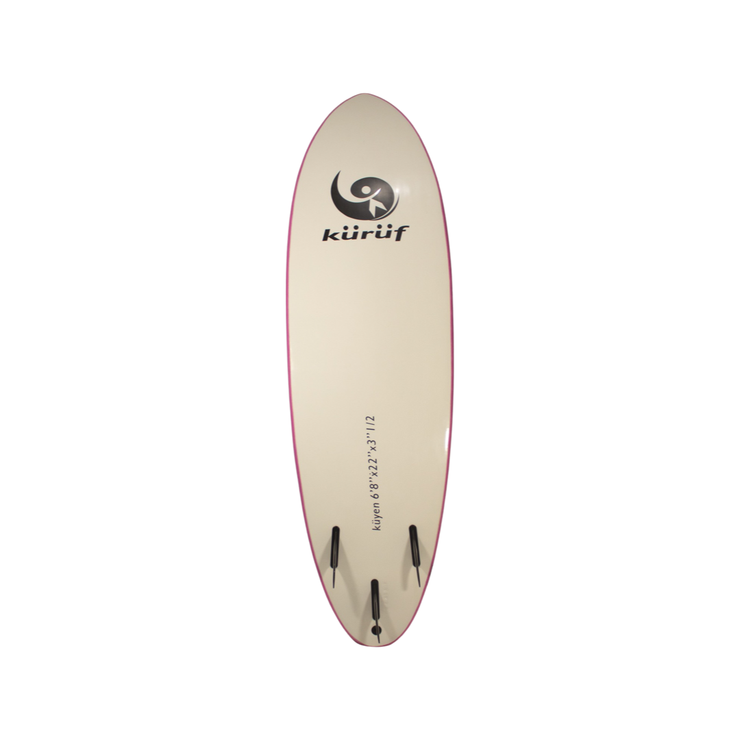 Softboard Kuruf / Tabla de Surf / Kuyen 6´8" Pink-1