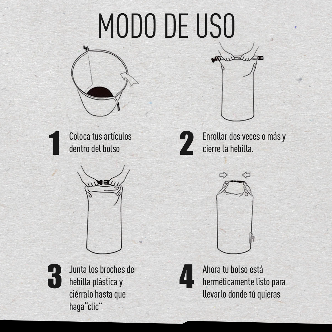 Bolso Seco / Dry Bag 10 lts-5