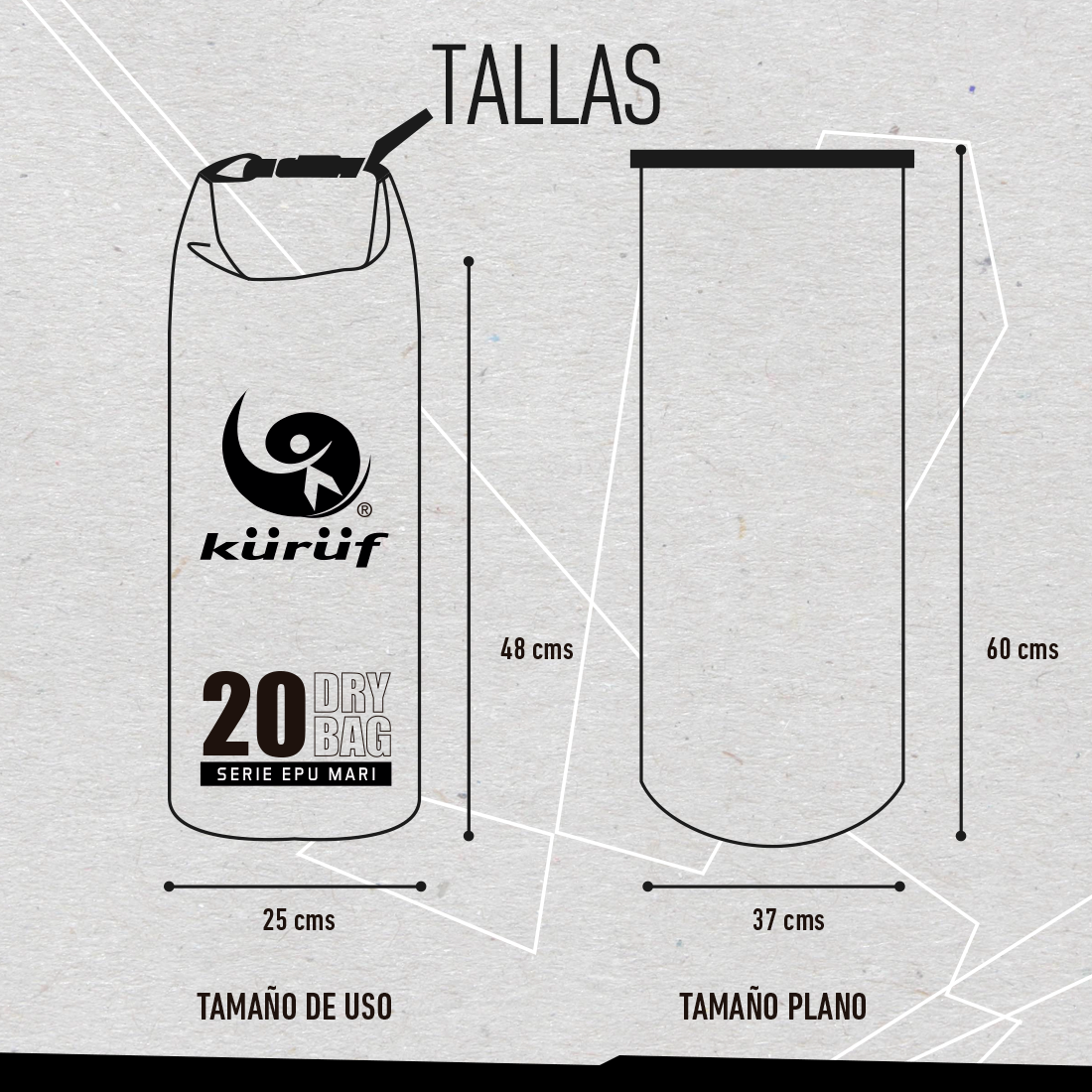 Bolso seco / Dry Bag 20 lts-4