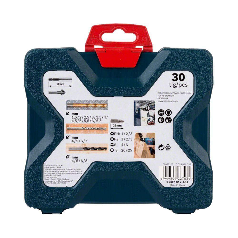 Set Puntas y Brocas Titanio Bosch X-Line 30 unidades Bosch 2607017401-2