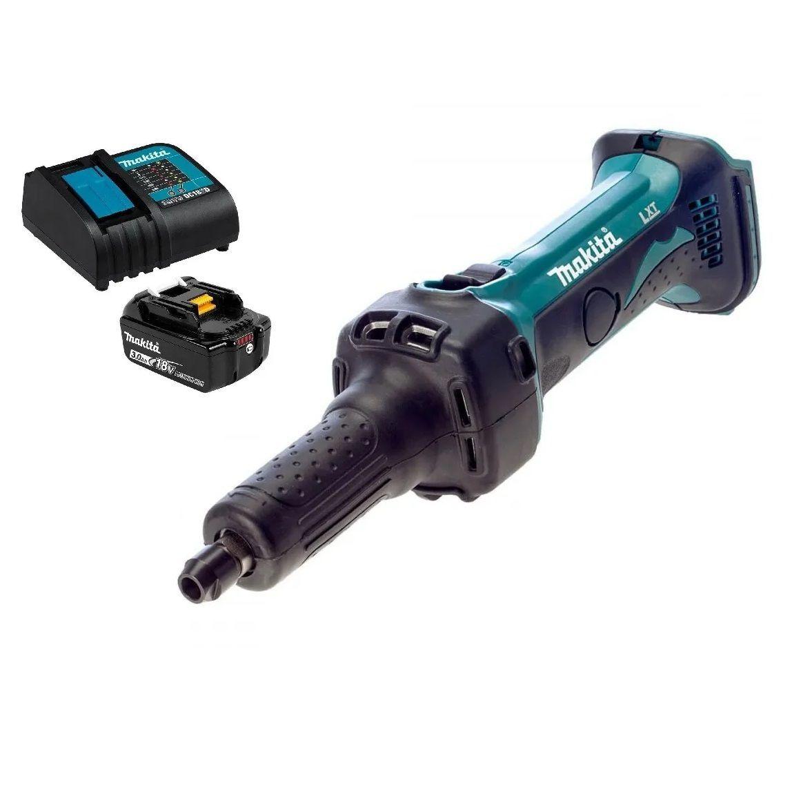 Rectificadora 18v Inal mbrica 6mm 14 Makita Dgd800 3 ah-0