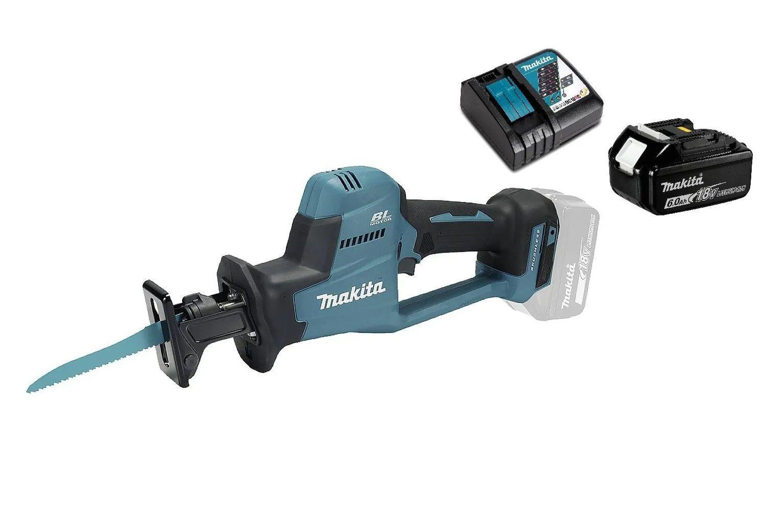 Sierra Sable Rec proca 18v Brushless Makita DJR189 6 Ah-0