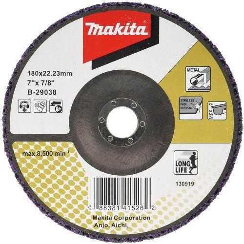 Disco Limpiador Fibra Morado 180x22,23mm Makita B-29038-0