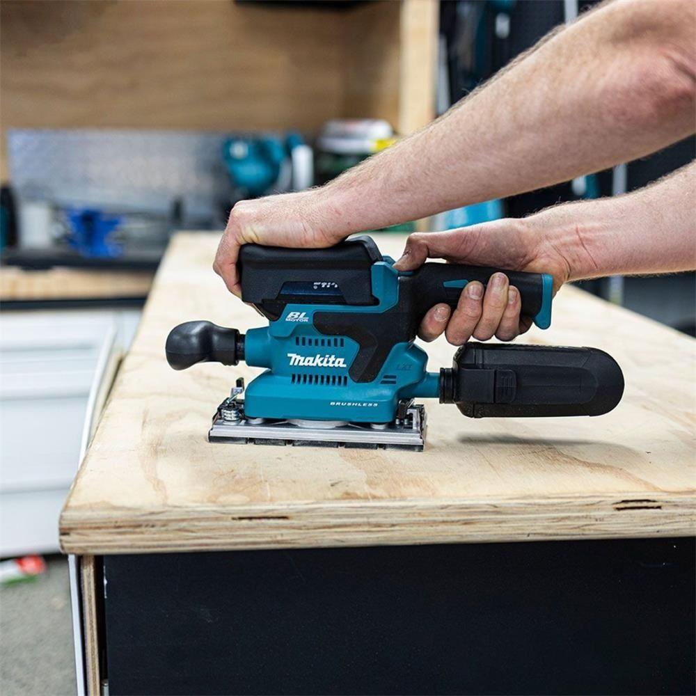 Lijadora Orbital 18v 93x185mm 12000 Opm 6 Ah Makita Dbo380-3
