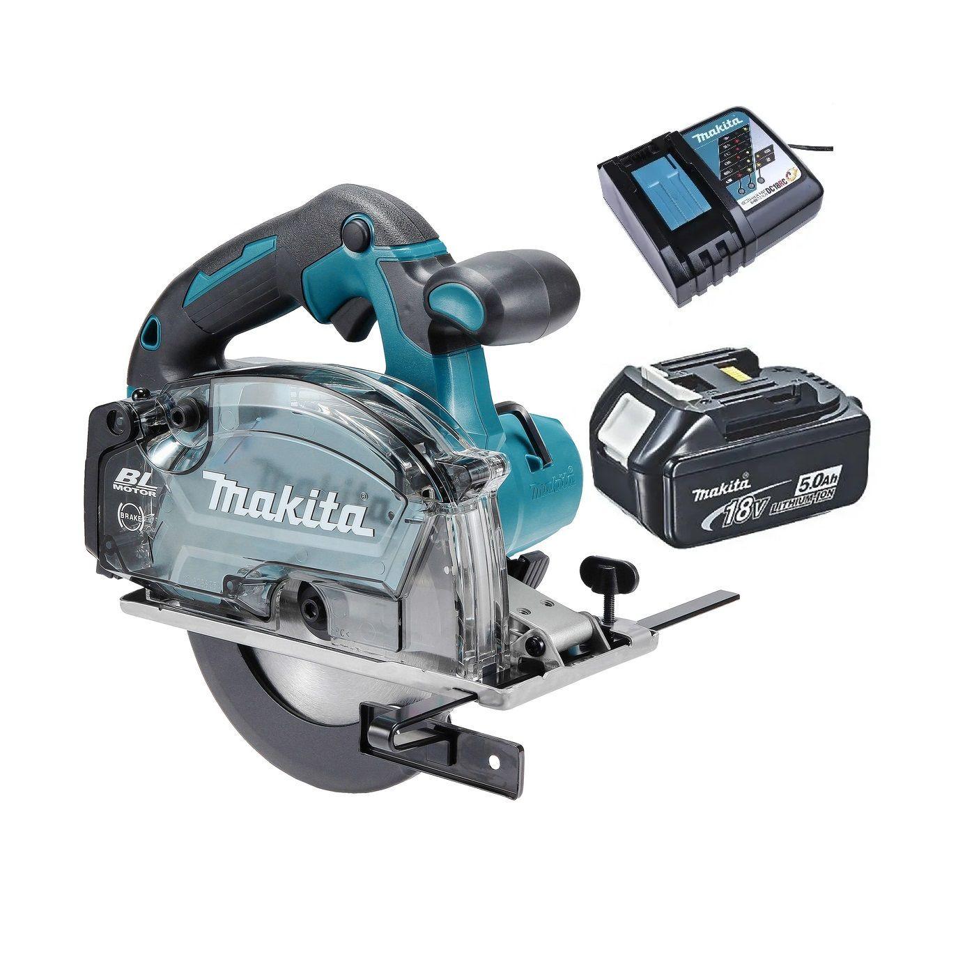 Sierra de metal con depósito 150mm 18V LXT Makita DCS553 (5Ah)-0