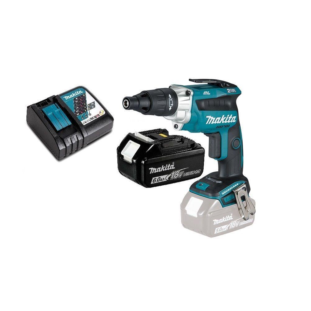 Atornillador Tabiquer a Yeso 18v 6 Ah Makita Dfs251-0