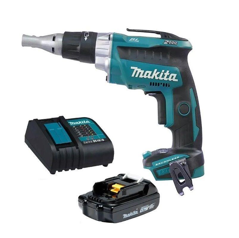 Atornillador Tabiquer a Yeso 18v 1 5 Ah Makita Dfs250-0