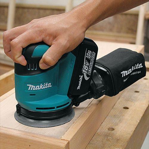 Lijadora Rotorbital Inal mbrica 5 Makita DBO180 4 Ah-2
