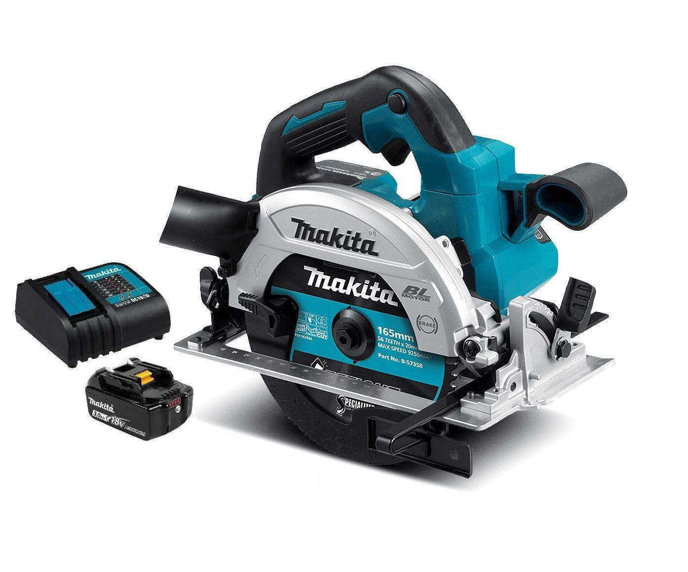Sierra Circular 18v Bl Aws 165 Mm 3 Ah Makita Dhs661-0
