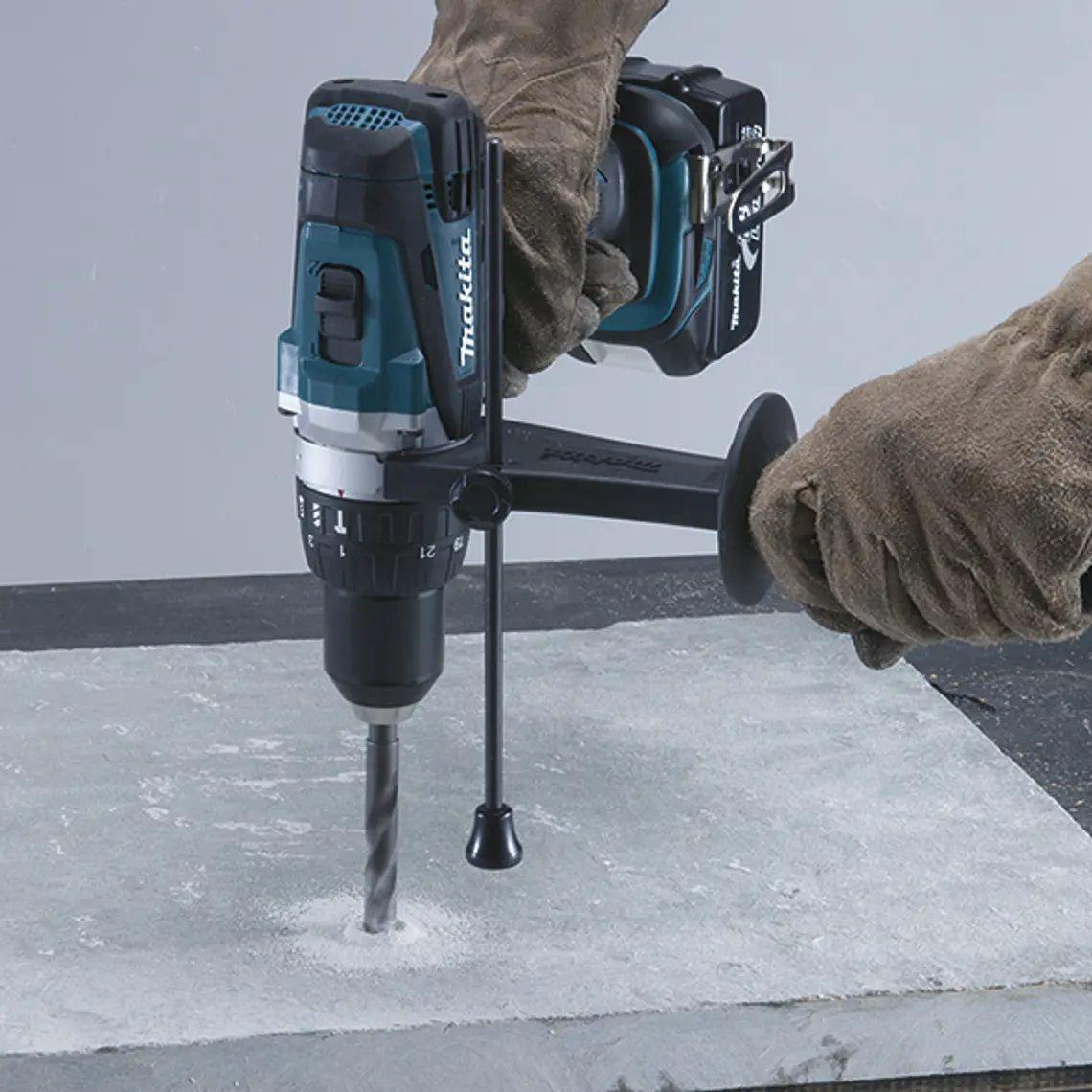 Taladro Atornillador Percutor 18v 91 Nm 4 Ah Makita Dhp458-2