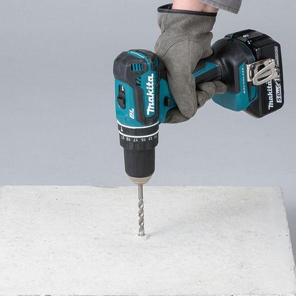 Taladro Atornillador Percutor 18v 50 Nm 5 Ah Makita Dhp485-2