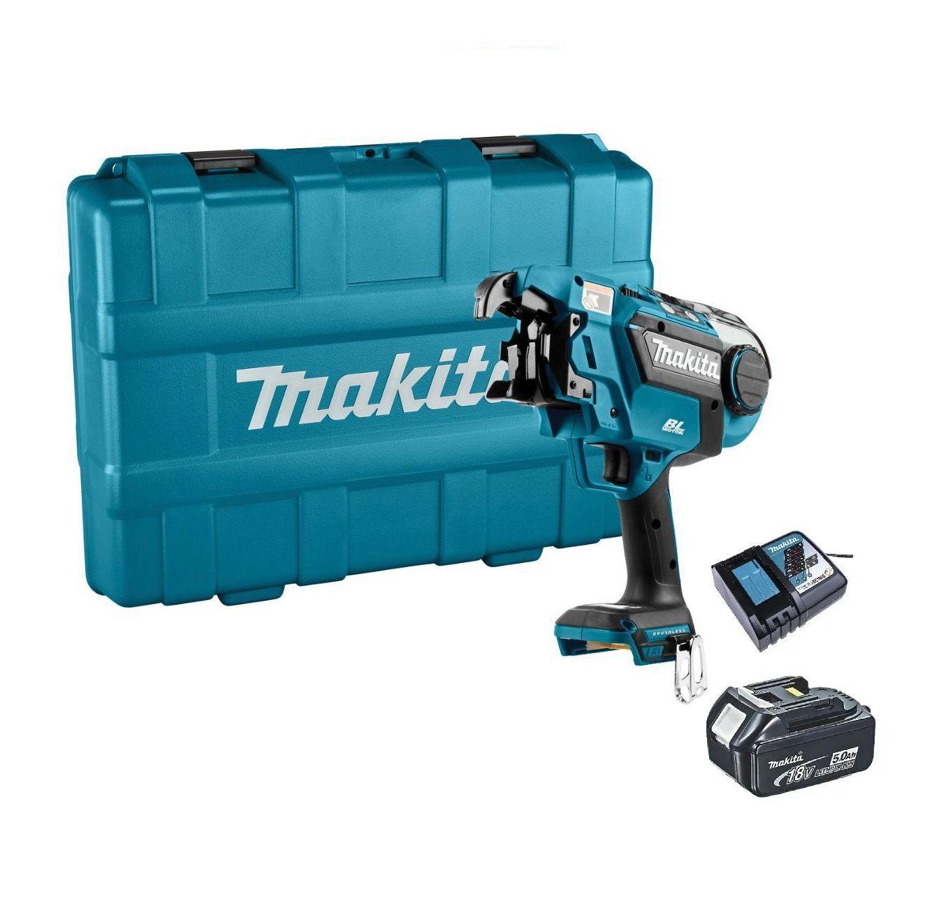 Amarradora Varillas Acero Bl Lxt 18v 5 Ah Makita Dtr180-0