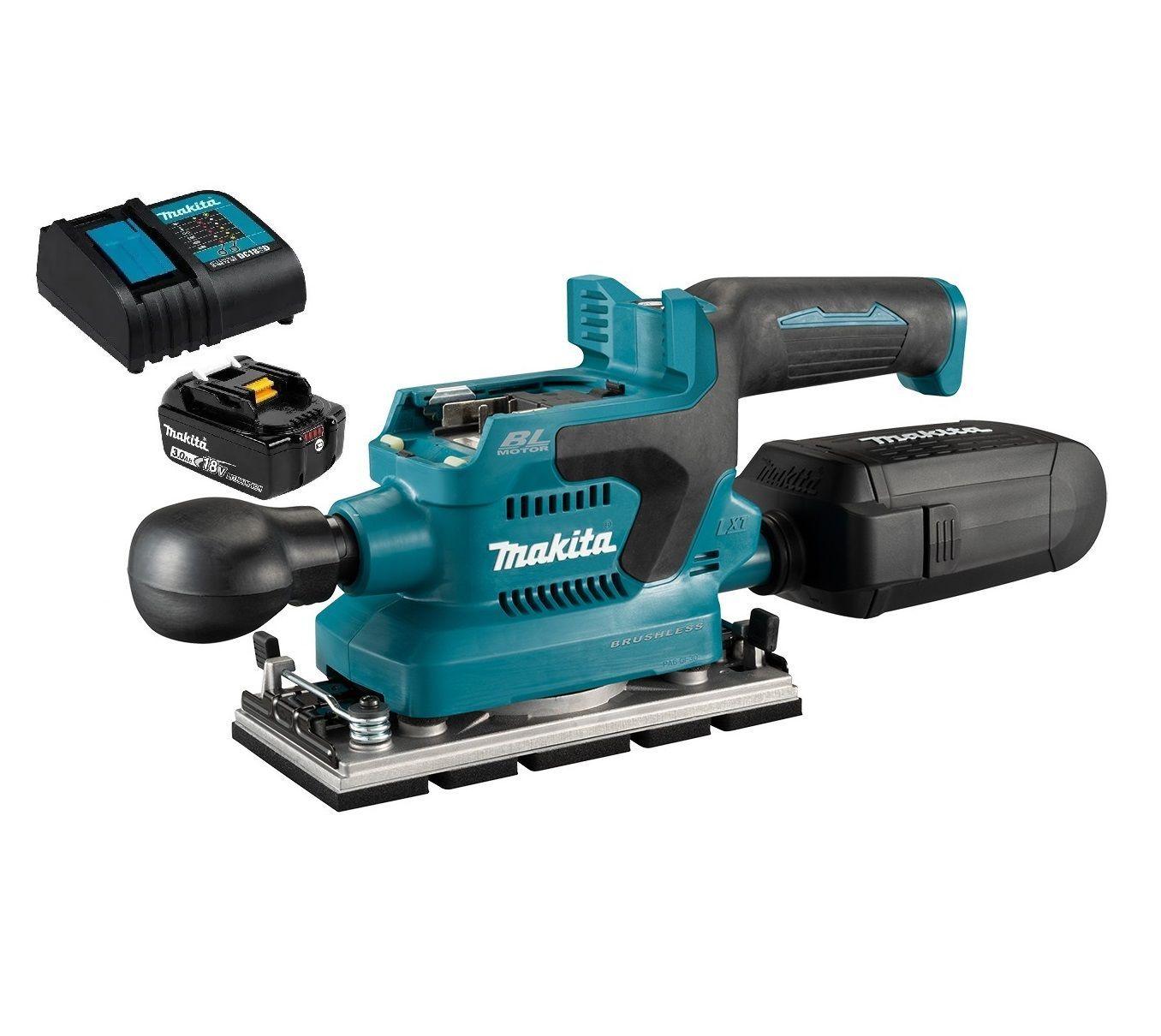 Lijadora Orbital 18v 93x185mm Aws Bl 3 Ah Makita Dbo381-0