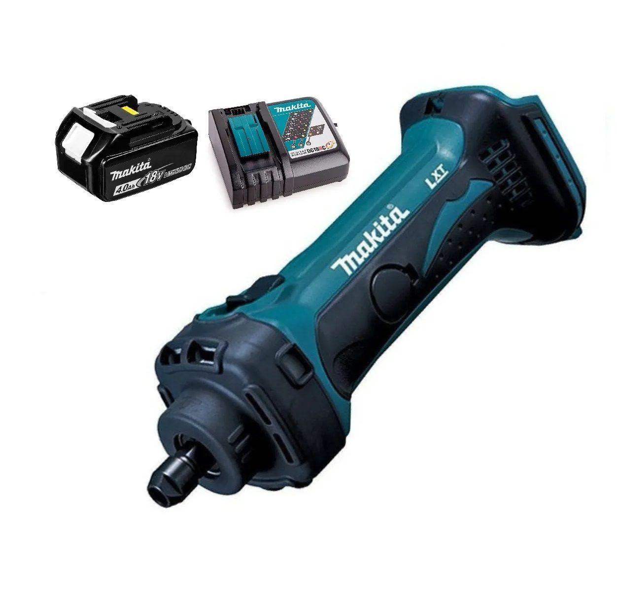 Rectificador Inal mbrico 18v 3 8mm Makita Dgd801 4 Ah-0