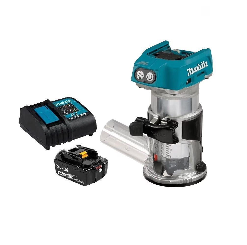 Router Tup 6 8mm 1 4 3 8 18v 3 Ah Makita Drt50-0