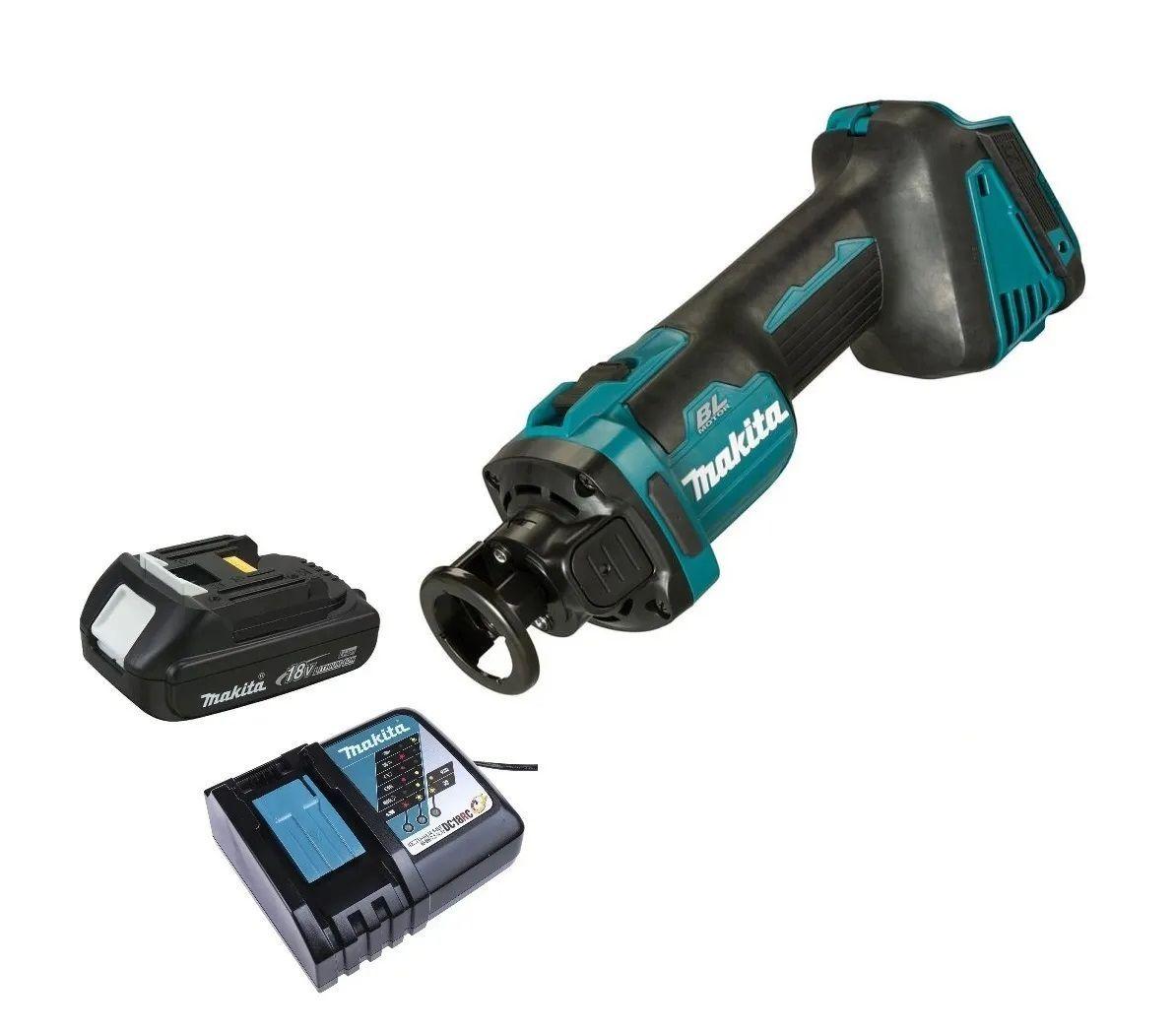 Sierra Cortadora Yeso Bluetooth 18v Makita Dco181 1 5 Ah-0