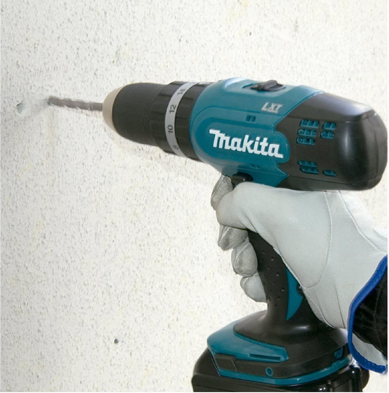Taladro Atornillador Percutor 42nm 18v 4 Ah Makita Dhp453-2